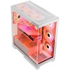 Kompiuterio Korpusas - Modecom Volcano SPACE APEX ARGB MIDI Tower Micro ATX/ATX/ITX Baltas