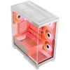 Kompiuterio Korpusas - Modecom Volcano SPACE APEX ARGB MIDI Tower Micro ATX/ATX/ITX Baltas