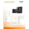 Pagrindinė plokštė MSI PRO B760-P WIFI DDR4, LGA1700, ATX, DDR4