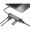 NATEC Multiport Fowler Go USB-C -> Hub USB 3.0 x2 HDMI 4K USB-C PD RJ45
