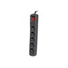 NATEC Surge protection Bercy 400 1.5m 5x French outlets juodas