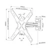 Laikiklis NEOMOUNTS SELECT SCREEN WALL MOUNT (FULL MOTION, 2 PIVOTS, VESA 400X400)