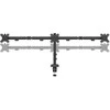 NEOMOUNTS NERO TRIPLE FLAT SCREEN DESK MOUNT (TELEFONO LAIKIKLIS + GREITO TVIRTINIMO SPAUSTUVAS/ANGA)