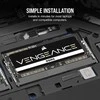RAM atmintis CORSAIR SODIMM VENGEANCE 32GB (2x16) DDR5 5600MHZ, CL48
