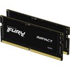 Nešiojamo kompiuterio atmintis KINGSTON 32GB 4800MT/s DDR5 CL38 SODIMM 2 vnt. rinkinys FURY Impact