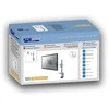 Neomounts NEWSTAR FPMA-D1330SILVER stalo laikiklis/spaustukas, plokščiaekranis, 10–30 colių, VESA 75x75/100x100 mm, pasukamas, sidabrinis