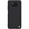Nillkin tekstūruotas dėklas, skirtas Xiaomi POCO X3 NFC / X3 Pro (juodas)