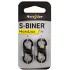 NITE-IZE karabinas S-Biner MicroLock (2vnt) juodas