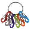 Nite Ize Keyring+ 6 x mikro karabinas, plastikinis, spalvingas (KRG2-11-R3)