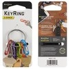 Breloczek Nite-Ize Keyring+ 6 x micro karabińczyk, plastik, kolorowy (KRG2-11-R3)