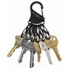 Nite Ize S-Biner KeyRack raktų pakabukas su 6 karabinais, juodas