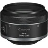 Objektyvas „Canon RF-S 7,8 mm F4 STM Dual“.