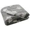 Oro-med Elektrinė Antklodė - OROMED 120 W, 130 x 180 cm Fleece Balta/Pilka