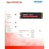 M.2 SSD - Patriot Memory VP4300 Lite 4TB PCIe 4.0 7400MB/s Skaitymas 6000MB/s Rašymas
