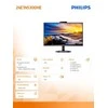 Philips Monitorius su Windows Hello Webcam 24E1N5300HE 23,8 ", IPS, FHD, 1920 x 1080, 16:9, 4 ms, 300 cd/m², Juodas, 75 Hz, HDMI jungtys 1 kiekis