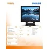 Monitorius MMD-MONITORIAI &amp; EKRANAI PHILIPS 172B9TL/00 B-Line 43,2 cm 17 colių skystųjų kristalų ekranas su SmoothTouch HDMI USB garsu