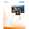 Monitorius MMD-MONITORIAI &amp; EKRANAI PHILIPS 222B1TC/00 21,5 colio 16:9 IPS FHD 60Hz 250cd/m2 D-SUB HDMI DP 1xUSB-B/3x USB 3.2