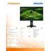Monitorius Philips 241B8QJEB/00 23.8 ", IPS, FHD, 1920 x 1080 pikselių, 16:9, 5 ms, 250 cd/m², Juodas