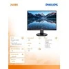 Monitorius Mmd monitoriai Ekranai PHILIPS 240B9/00 24 colių AHVA WLED 1920x1200 DVI/HDMI/DP žemo Mėlyna režimas