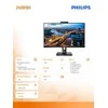 Monitorius MMD-MONITORIAI &amp; EKRANAI PHILIPS 243B1JH/00 23,8 colio IPS WLED 1920x1080 galios/šviesos jutiklis DP/HDMI USB-C 3.2/USB 3.2/Ekranas Link