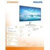 Philips | Monitorius | 271V8AW/00 | 27 " | IPS | 16:9 | 75 Hz | 4 ms | 1920 x 1080 pikselių | 250 cd/m² | Baltas
