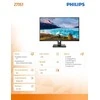 Monitorius Philips S-line 273S1/00, Juodos spalvos