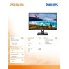 Monitorius Philips 275S1AE/00 27", Juodos spalvos