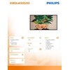 Monitorius „Philips“ 4K-500Cd/m2, „Android SoC“, 24/7 horizontaliai ir vertikaliai, atsarginis veikimas, USB grotuvas, LAN, RS232