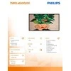 Monitorius PHILIPS 75BDL4650D 75" UHD 500 NITS 24/7 ANDROID SOC WIFI