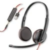 Hewlett Packard (HP) Poly BLACKWIRE,C3225 USB-A Poly USB-A Ausinės Su mikrofonu Juodas USB Type-A su laidu
