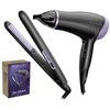 Remington - Style Essentials Gift Set - Plaukų džiovintuvas &amp; Tiesinimo žnyplės D3016GP