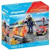 Playmobil – ugniagesys su Vanduo siurbliu (71826)