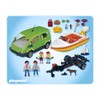 Žaislų rinkinys - Playmobil 4144 Šeimos furgonas su valties priekaba (Playmobil, furgonas, priekaba, valtis)