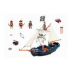 PLAYMOBIL 5810 Piratų valtis su kanonu, plaukia vandenyje, 3 personažai, 84 dalys, Piratai, Nuo 4 metų