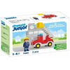 Playmobil – JUNIOR: Ugniagesių sunkvežimis su kopėčiomis (71683)