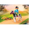 Playmobil Rinkinys su kaimo figūrėlėmis 70998 Arklio vežimas su poniu