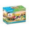 Playmobil Rinkinys su kaimo figūrėlėmis 70998 Arklio vežimas su poniu
