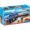 Žaislas - Playmobil 5187 Policijos sunkvežimis su greitaeige valtimi (Playmobil, 5187, nuo 4 metų, įvairių spalvų)