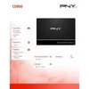 Kietasis Diskas - PNY CS900 250 GB „Serial ATA III“ 3D TLC