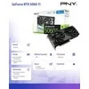 Vaizdo plokštė PNY GeForce RTX 5060 Ti dvigubas ventiliatorius, 8GB OC, DLSS 4