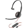 Hewlett Packard (HP) HP Poly Blackwire 3210 Vienpusės USB-C Ausinės +USB-C/A Adapteris