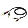 Procab Kabelis 2 x RCA/Cinch kištukas – 2 x 6,3 mm monofoninis kištukas 5 m jungtis – CLA631/5