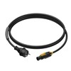 Procab Schuko vyriškas maitinimo kabelis - Powercon True1 Female 3x1,5 3m - PRP433/3