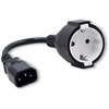 QOLTEC 53906 Adapteris IEC 320 C14 SCHUKO 0,15M