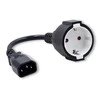 QOLTEC 53906 Adapteris IEC 320 C14 SCHUKO 0,15M