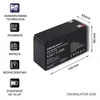 QOLTEC 53062 AGM baterija 12V 7.2Ah max 108A