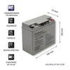 QOLTEC 53066 AGM baterija 12V 20Ah maks. 300A