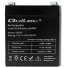 QOLTEC 53033 Baterija AGM 12V 4.5Ah max.1.35A
