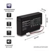 QOLTEC AGM baterija 12V 0,8Ah maks. 12A