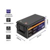 Qoltec LiFePO4 ličio-geležies-fosfato akumuliatorius | 25.6V | 100Ah | 2560Wh | BMS